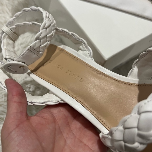 Veronica Beard Gael Braided Ankle-Strap Platform Sandals - size 9.5 - NIB - Picture 4 of 9